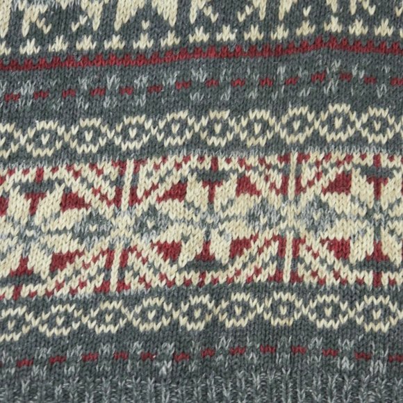 Structure VINTAGE SNOWFLAKE PULLOVER SKI SWEATER Cotton Blend MEN'S XL S1-8426 - Picture 5 of 7